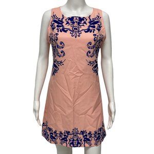 Ownest women's Shift dress sleeveless pink size L